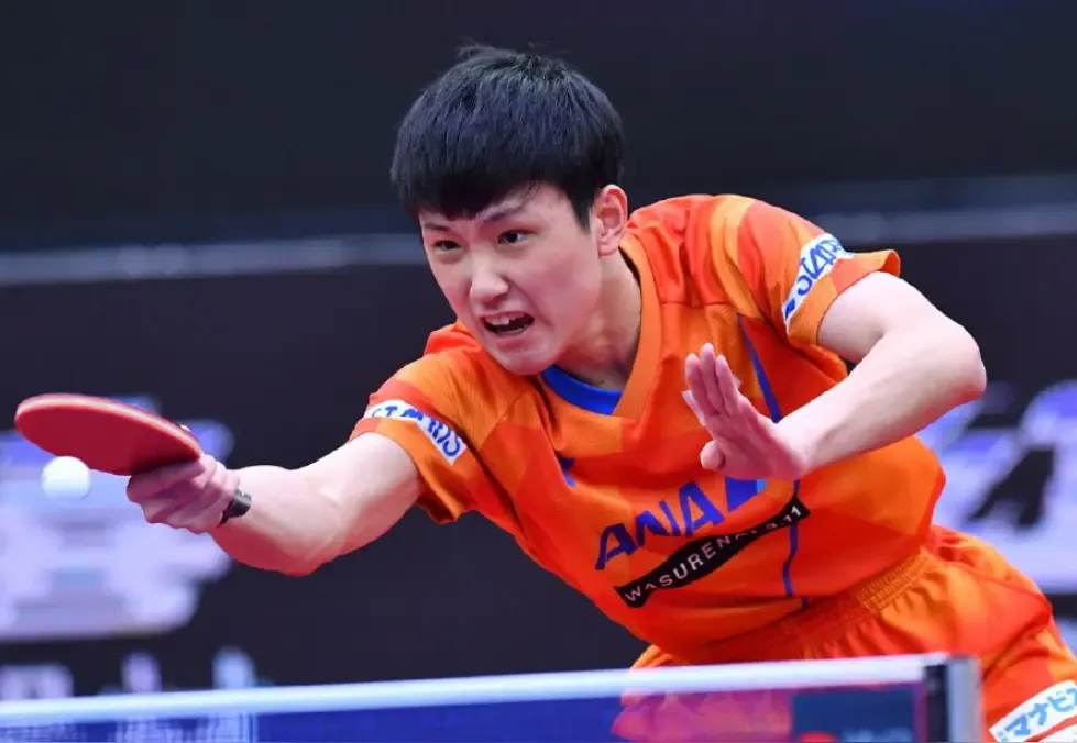 德国队鏖战瑞典队，张本智和状态火热